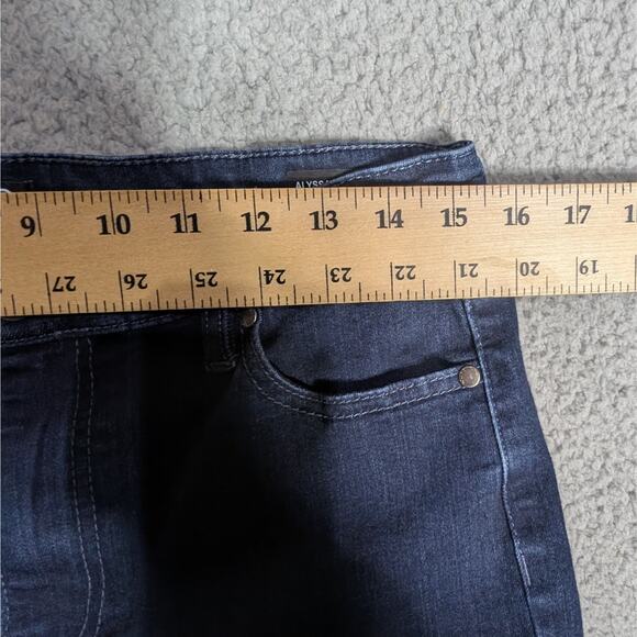 Buffalo David Bitton Jeans 10/30 Blue Alyssa High Rise Straight Leg Stretch - Picture 4 of 9